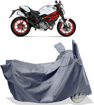 Amexride Two Wheeler Cover for Ducati(Monster 796 S2R, Grey)