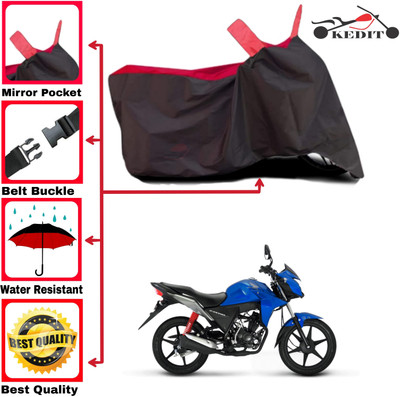 AASHTIK MART Two Wheeler Cover for Honda(CB Twister, Red, Black)