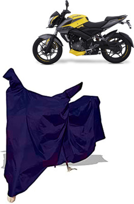 Amexride Two Wheeler Cover for Bajaj(Pulsar NS200 BS6, Blue)