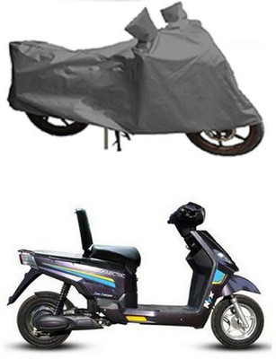 Mdstar Waterproof Two Wheeler Cover for Hero(Electric NYX, Grey)