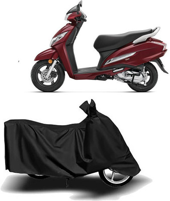 DeepShakshi AUTOMOTIVE Waterproof Two Wheeler Cover for Honda(Activa 125, Black)