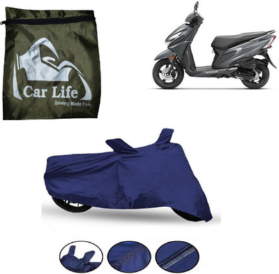 Car Life Waterproof Two Wheeler Cover for Honda(Grazia, Blue)