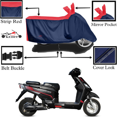 KEDIT Two Wheeler Cover for Universal For Bike(Electric NYX, Red, Blue)