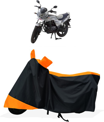 Tricway Two Wheeler Cover for LML(Freedom DX, Orange)