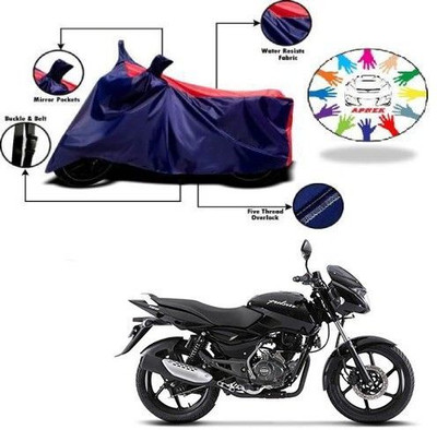 DeepShakshi AUTOMOTIVE Waterproof Two Wheeler Cover for Bajaj(Pulsar 150, Blue, Red)