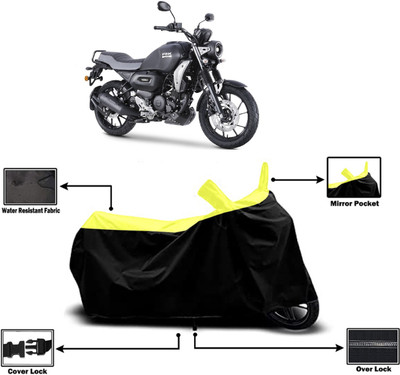 Amexride Two Wheeler Cover for Yamaha(FZ-X, Yellow)