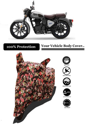 Amexride Two Wheeler Cover for Royal Enfield(Classic Gunmetal, Multicolor)