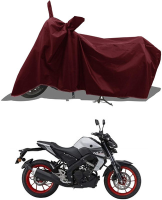 KEDIT Two Wheeler Cover for Yamaha(MT 15 New, Maroon)