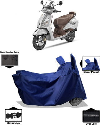 Amexride Two Wheeler Cover for TVS(Jupiter classic, Blue)