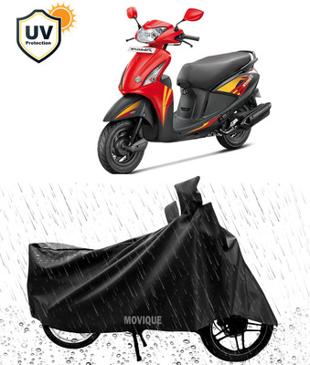 MOVIQUE Waterproof Two Wheeler Cover for Hero(Pleasure, Black)