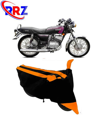 RRZ Waterproof Two Wheeler Cover for Yamaha(RXG, Black, Orange)