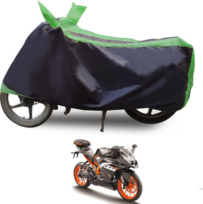 Euro Care Waterproof Two Wheeler Cover for KTM(RC 200, Green)