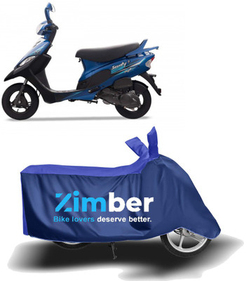 APNEK Two Wheeler Cover for TVS(Scooty Pep+, Blue, Blue)