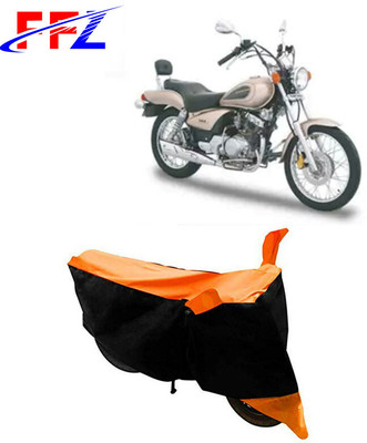 FFZ Waterproof Two Wheeler Cover for Yamaha(Enticer, Black, Orange)