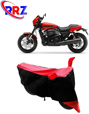 RRZ Waterproof Two Wheeler Cover for Harley Davidson(Street Rod, Black, Red)