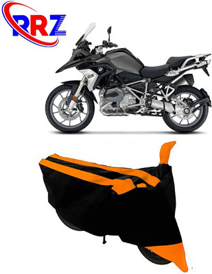 RRZ Waterproof Two Wheeler Cover for BMW(1200 GS, Black, Orange)