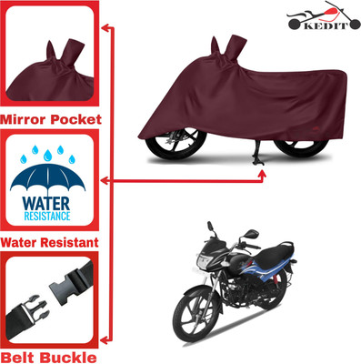 AASHTIK MART Two Wheeler Cover for Hero(Passion, Maroon)