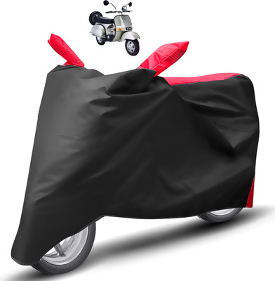 Caronix Two Wheeler Cover for Bajaj(Chetak, Red)