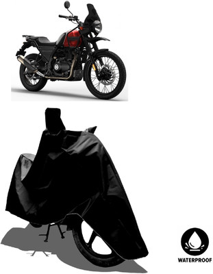 Amexride Waterproof Two Wheeler Cover for Royal Enfield(Himalayan, Black)