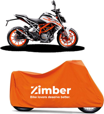AutoRash Two Wheeler Cover for KTM(390 Duke, Orange)