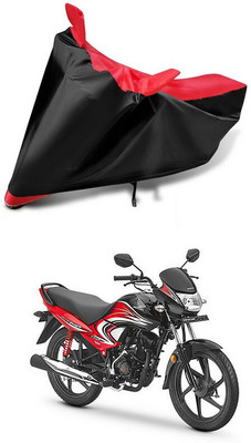 AutoGalaxy Waterproof Two Wheeler Cover for Honda(Dream Yuga, Red, Black)
