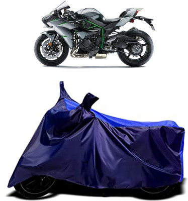 VESMEI Two Wheeler Cover for Kawasaki(Ninja H2 SX, Blue)