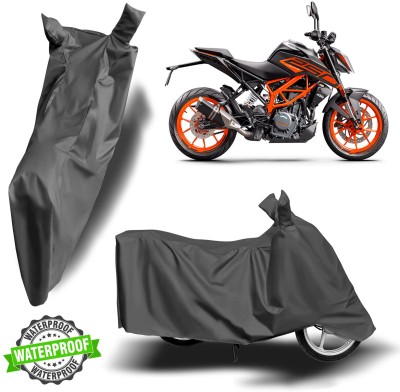 NG Auto Front Waterproof Two Wheeler Cover for KTM(250 Duke, Grey)