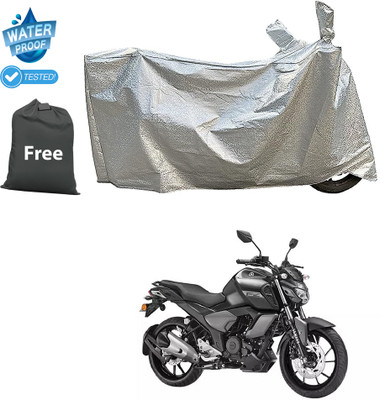 CODOKI Waterproof Two Wheeler Cover for Yamaha(FZ16, Silver)