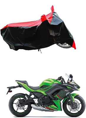 VESMEI Two Wheeler Cover for Kawasaki(Ninja 650 BS6, Red)
