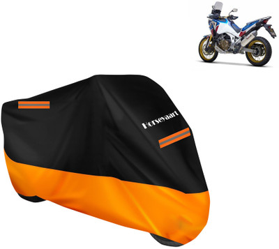 Horseyaart Waterproof Two Wheeler Cover for Honda(Africa Twin, Orange)