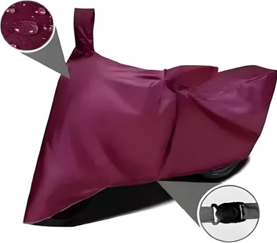 smwzxyu Waterproof Two Wheeler Cover for TVS(Maroon)