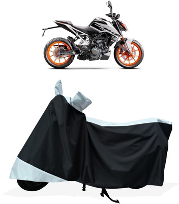 Tricway Two Wheeler Cover for KTM(200 Duke BS6, White)
