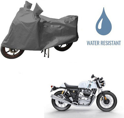 DeepShakshi AUTOMOTIVE Waterproof Two Wheeler Cover for Royal Enfield(Continental GT, Grey)