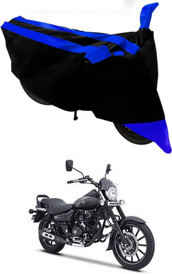 Mdstar Waterproof Two Wheeler Cover for Bajaj(Avenger Street 160, Blue, Black)