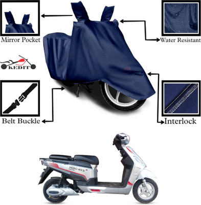 KEDIT Two Wheeler Cover for Universal For Bike(Electric NYX e5, Blue)