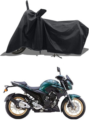 DeepShakshi AUTOMOTIVE Two Wheeler Cover for Yamaha(FZS 25, Black)