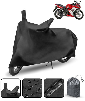 DeepShakshi AUTOMOTIVE Waterproof Two Wheeler Cover for Yamaha(YZF R15 S, Black)