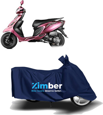 THE REAL ARV Two Wheeler Cover for TVS(Zest, Blue)
