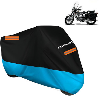 Horseyaart Waterproof Two Wheeler Cover for Royal Enfield(Machismo 350, Blue)