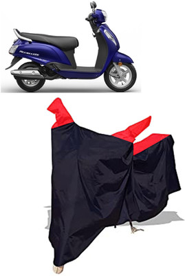 Amexride Two Wheeler Cover for Suzuki(New Access 125, Black)