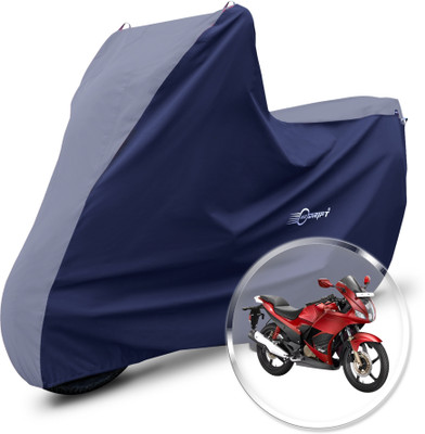 Neodrift Two Wheeler Cover for Hero(Karizma ZMR, Grey, Blue)