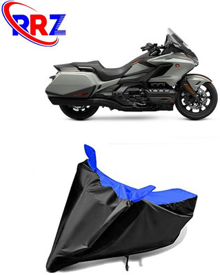 RRZ Waterproof Two Wheeler Cover for Honda(Gold Wing, Black, Blue)