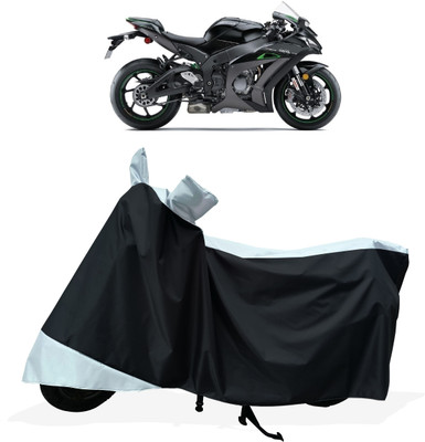 Tricway Two Wheeler Cover for Kawasaki(Ninja ZX-10R SE, White)