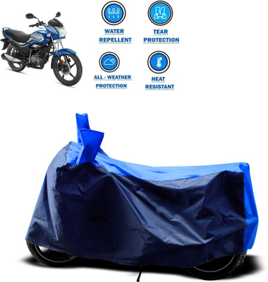 CODOKI Waterproof Two Wheeler Cover for Hero(MotoCorp Super Splendor, Blue)