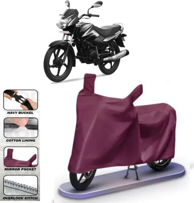 HWSXQAE Waterproof Two Wheeler Cover for TVS(Maroon)