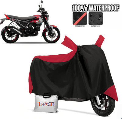 TENNYCER Waterproof Two Wheeler Cover for Bajaj(Freedom, Red, Black)