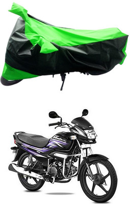 MMSSTAR Waterproof Two Wheeler Cover for Hero(Super Splendor, Green, Black)