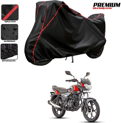 PAGORA Waterproof Two Wheeler Cover for Bajaj(Discover 110, Black)