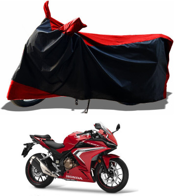 DeepShakshi AUTOMOTIVE Waterproof Two Wheeler Cover for Honda(CBR500R BS6, Red)