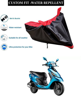 CODOKI Waterproof Two Wheeler Cover for TVS(Scooty Zest, Red)